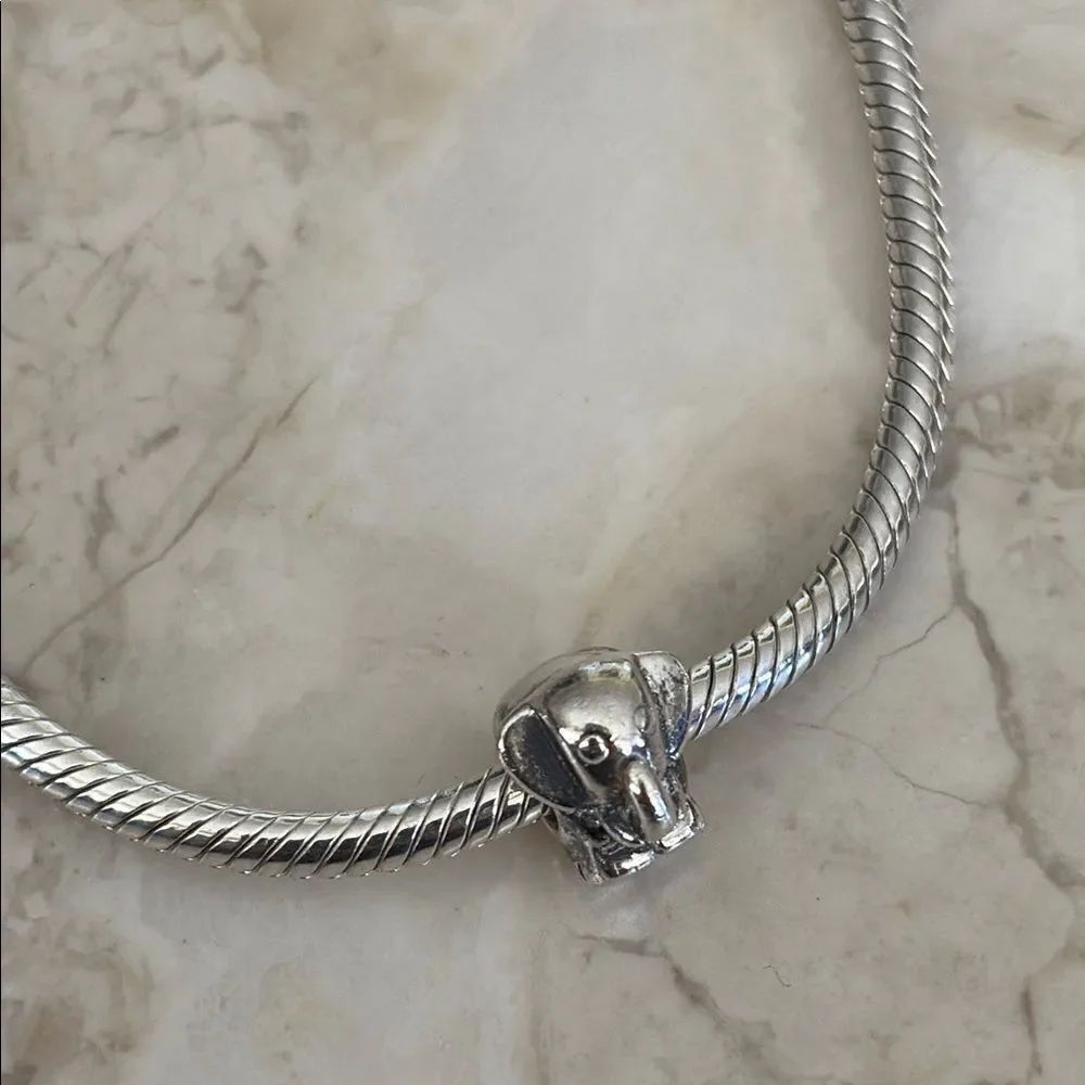 Michael Hill 925 Sterling Silver Elephant Charm Bead